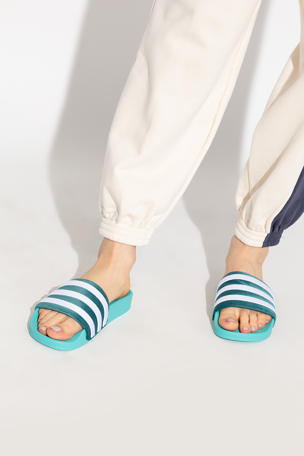 Blue 'Adilette' slides ADIDAS Originals - IetpShops Norway - PRADA